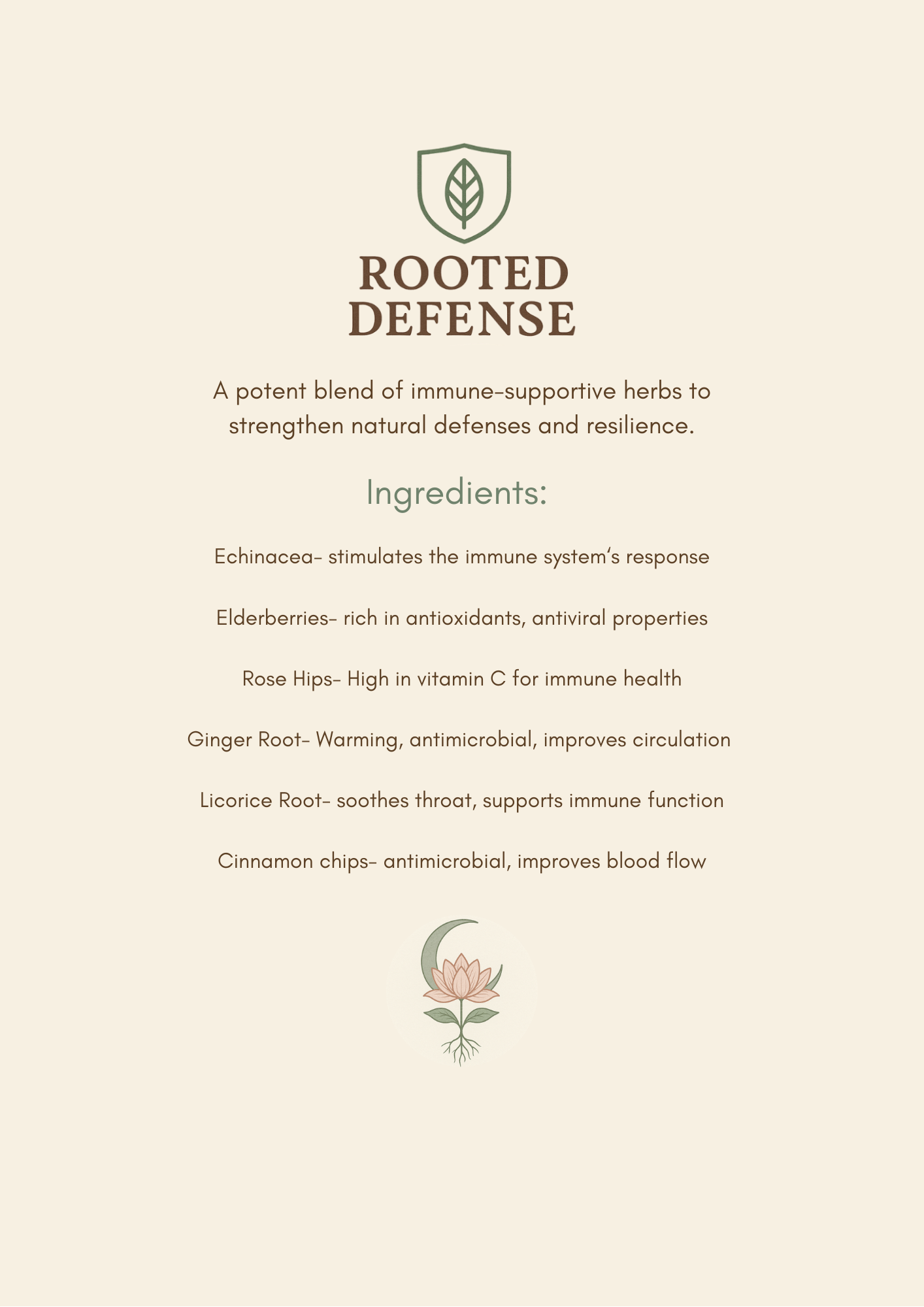 Rooted Defense - Immunity Blend